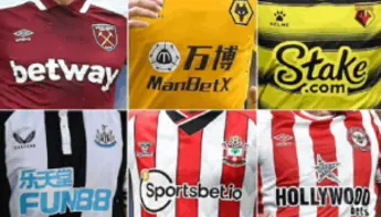 ถอนสปอร์นเซอร์SportsBookจากเสื้อทีมพรีเมียร์ลีค