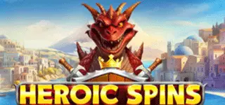 Heroic Spins โลโก้